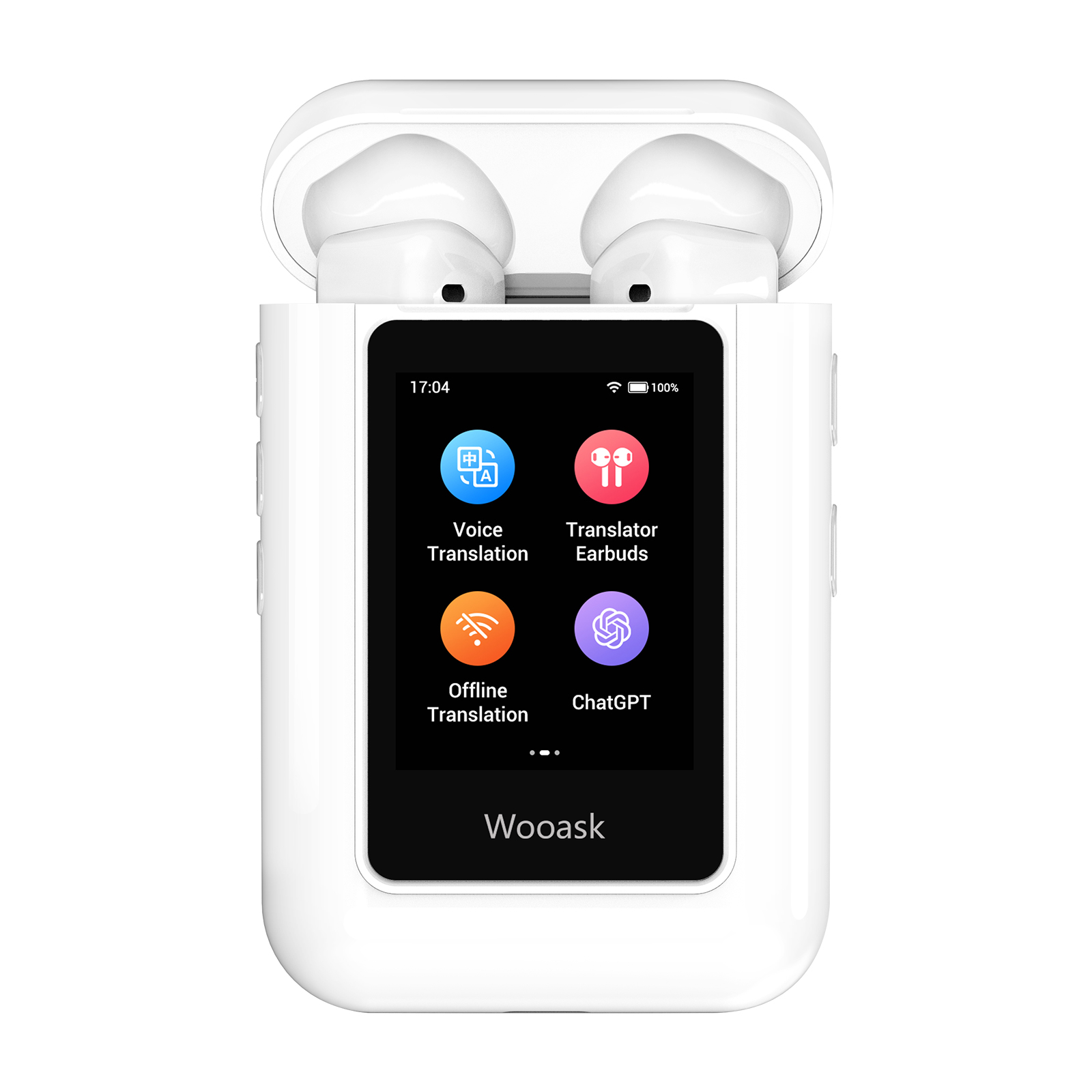 Portable Translator Device - Wooask [A8] Słuchawki douszne z tłumaczem,