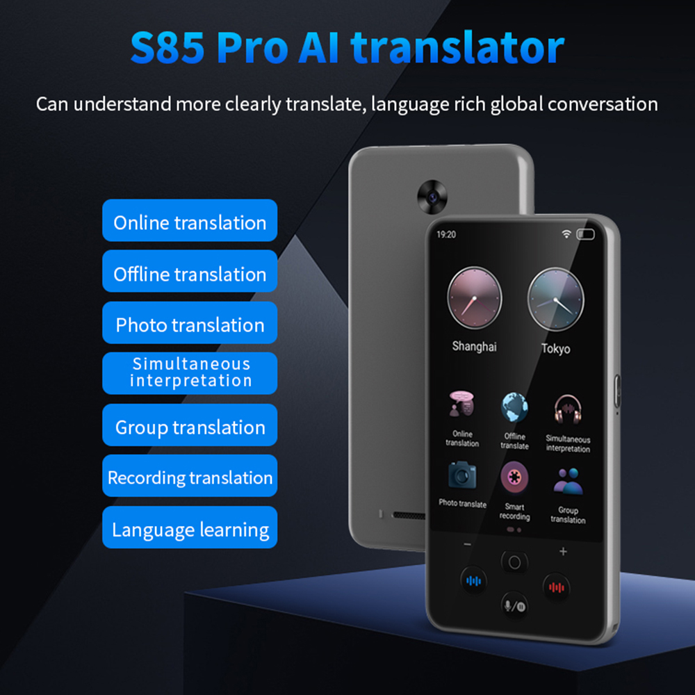S85 pro urządzenie tłumaczące  – Portable Translator Device recenzja i cena