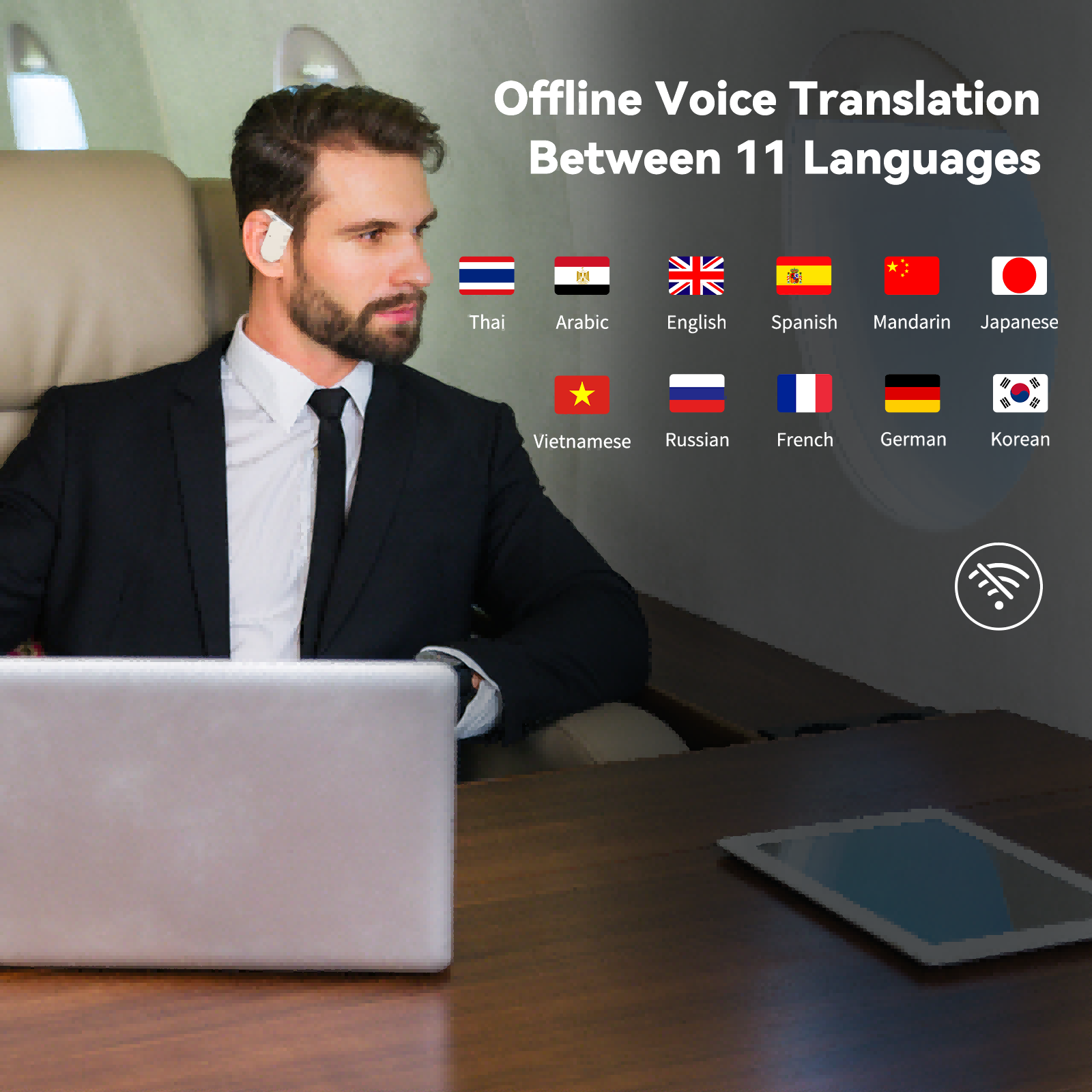 Słuchawki tłumaczące Wooask M9 – Portable Translator Device recenzja i cena