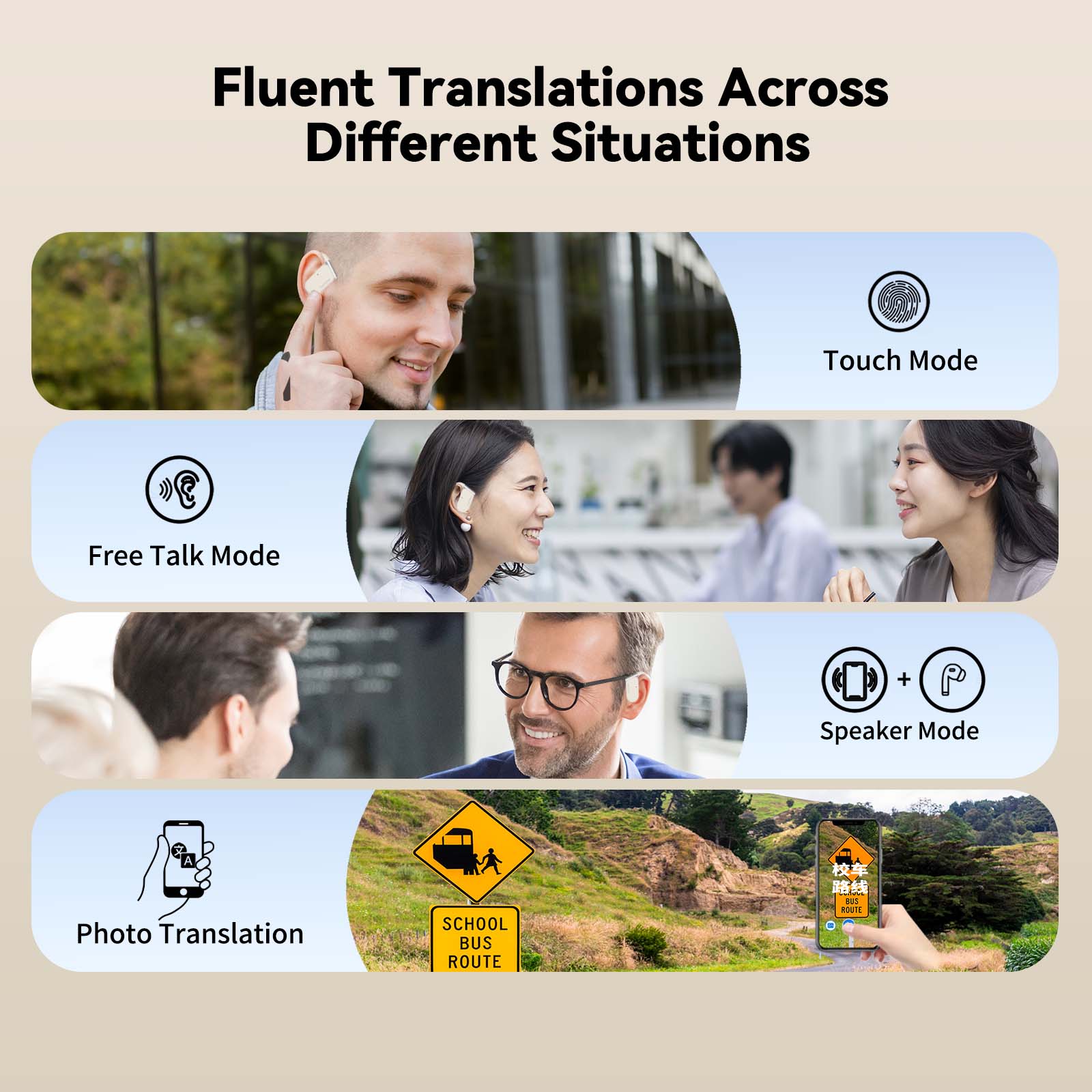 Słuchawki tłumaczące Wooask M9 – Portable Translator Device recenzja i cena