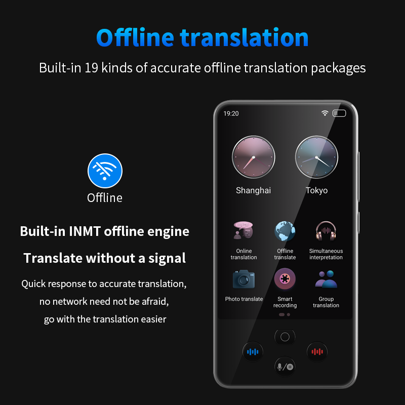 S85 Pro 4-calowy tłumacz język – Portable Translator Device recenzja i cena