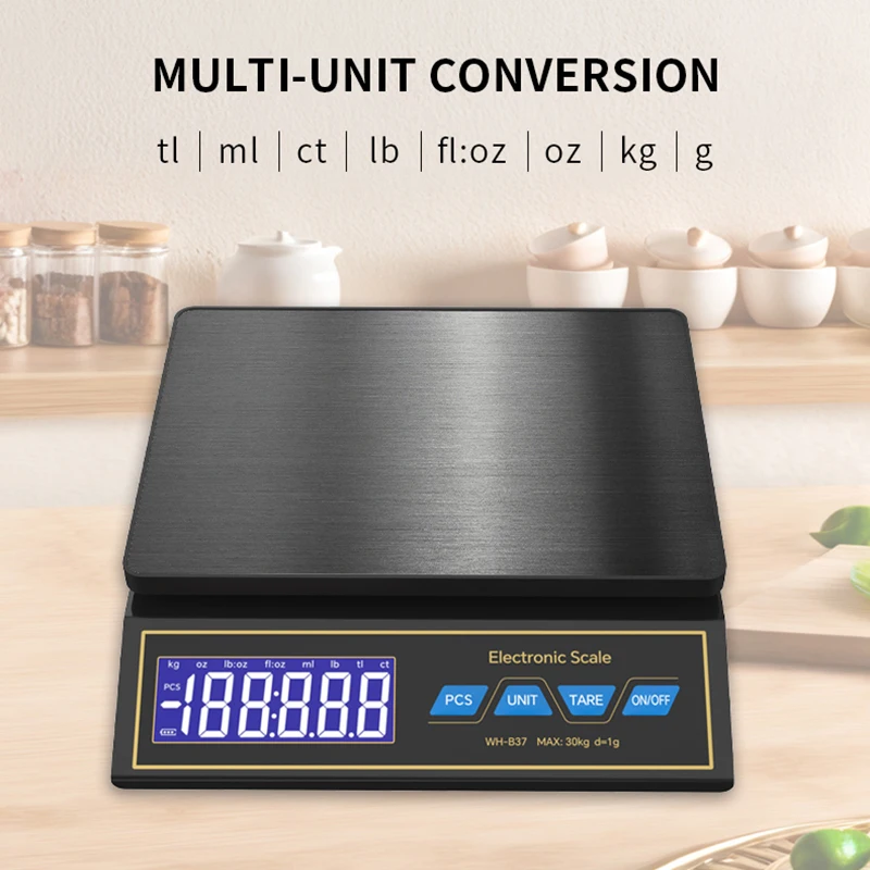 Cyfrowa waga kuchenna LCD 30kg – Electronics Stuff recenzja i cena